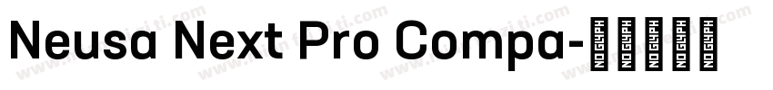 Neusa Next Pro Compa字体转换